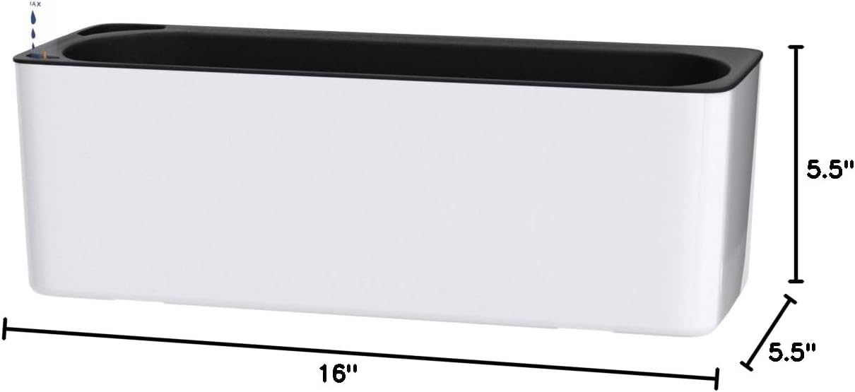Rectangle Self‑Watering Window Planter Boxes