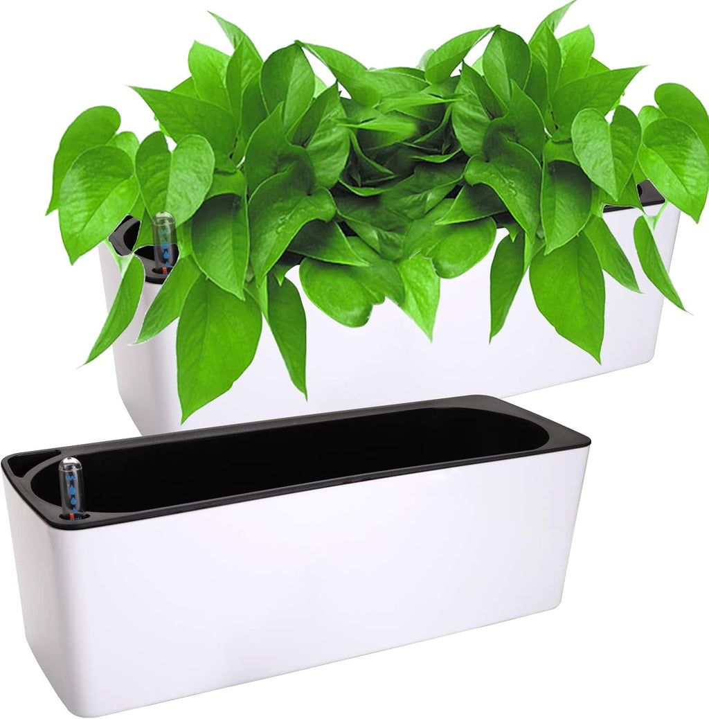 Rectangle Self‑Watering Window Planter Boxes