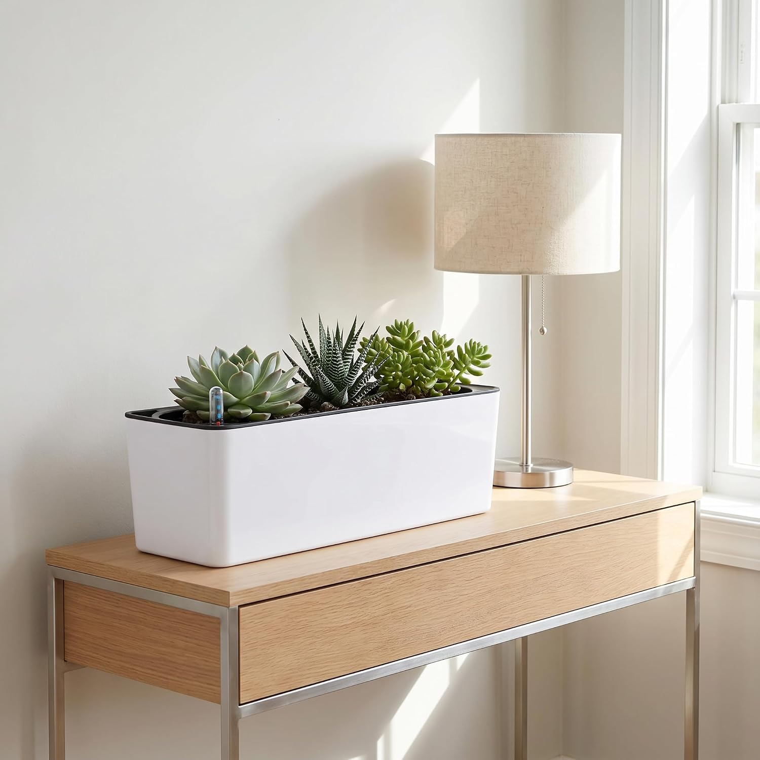 Rectangle Self‑Watering Window Planter Boxes