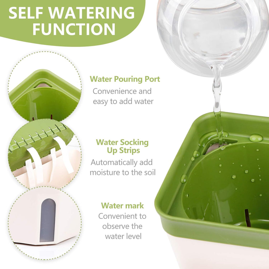 Indoor Self‑Watering Herb Planter Boxes