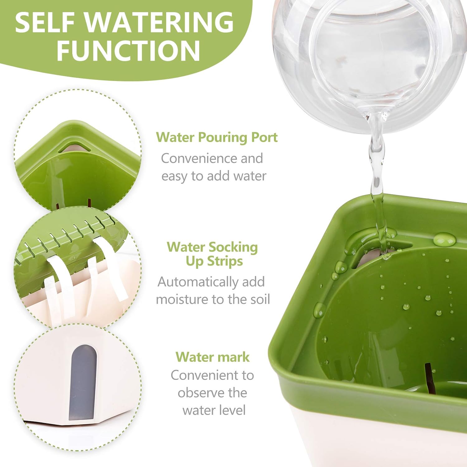 Indoor Self‑Watering Herb Planter Boxes