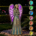 Solar Angel Garden Decor Resin Statue