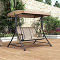 3‑Seat Outdoor Porch Swing Chair